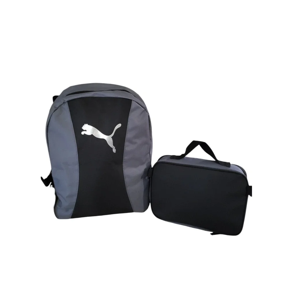 PUMA Backpack & Lunch Kit Combo Medium Grey One Size School Travel